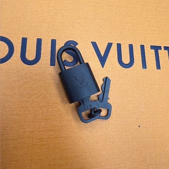 Louis Vuitton Other - Louis Vuitton Black Padlock and Key Set
